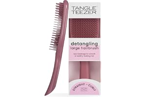 Tangle Teezer stor Ultimate Detangler hårborste – Detangling Brush för tjockt, lockigt och långt hår – Borsttänder i två nivå