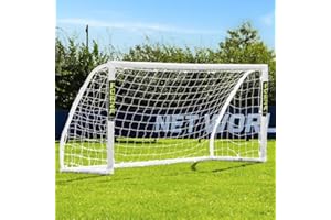 FORZA Porterías de Fútbol para Jardín [9 Tamaños] | Porterías de Fútbol Ultraduraderas de uPVC Resistentes a la Intemperie | Montaje Rápido