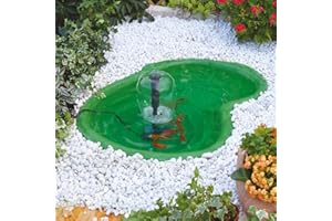 GIORDANOSHOP Laghetto Artificiale da Giardino 110x78x28 cm in Polietilene 90 Litri Verde
