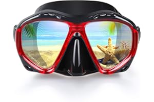 EXP VISION Maschere da immersione Unisex Adulto, Maschera Subacquea con Vetri Temperati, maschera da snorkeling occhialini da sub in Silicone di Alta qualità per attività Acquatiche Apnea e Pesca Subacquea