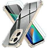 ivoler Case for Xiaomi Redmi 17 4G / 5G with 2 Pieces Tempered Glass, Anti-Scratch Protective Case with Corner Bumper Cushion