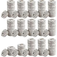 100Stk Quell-Tabletten mit Sprinkler Torfpellets Saatboden Torf-Quelltöpfe Kokos Quelltabletten mit Nährstoffen…