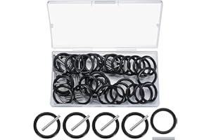 DAJMAIEZ 60 Pcs Replacement Pin and O-Ring Set(30 Pins+30 Rings), 4x30mm Impact Wrench Rings, 3x25mm Impact Driver Socket Pins, for Impact Socket Scaffolders, Impact Wrench, Pressure Washer