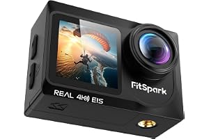 MyFitSpark Eagle i15 Pro Max Real 4k Action Camera for Bike | Sony Sensor | Dual Screens WiFi Waterproof Action Cam 4K+ EIS S