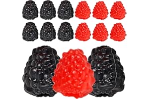 MAGICLULU Deko Obst Lebensecht 40 Stücke Künstliche Himbeer Party Gefälschte Himbeer Ornament Für Fotografie Esstisch Dekoration Künstliche Himbeeren