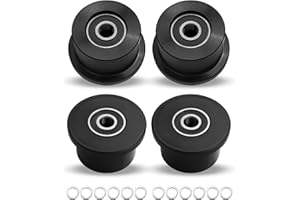 QNHEAY Ruedas mecanizadas mejoradas para Total Gym 1000 Achiever Force Gold Max Platinum Plus Pro Supra Supreme Ultima Ultra XLI, juego de 4 rodillos de repuesto