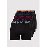 5li Siyah Basic Boxer Seti 0910619-900