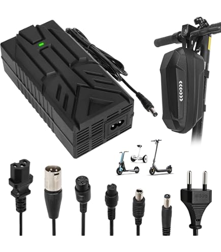 Chargeur 54,6 V 2 A Pour Vélo/scooter électrique 48V – Batterie Li-ion 13S – Avec écran, Ventilateur Et Prise XLR 3 Broches