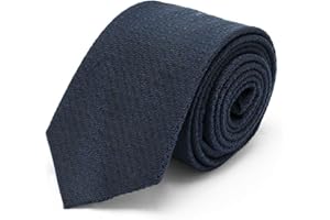 BRERA 67 Cravatta Uomo Elegante in Lana e Seta | Cravattino per Completo 148x8 | Cravatte Slim per Vestito da Cerimonia e per Abiti da Lavoro