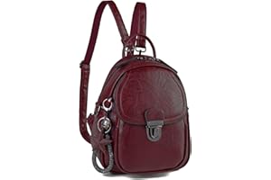 Kasgo Mini Bolso Mochila Mujer, Mochila Pequeña Mujer 3 Formas de Llevar Bolso Bandolera Mujer Mochila Antirrobo Mujer Linda Mochila Niñas Mochila Casual con Correas Desmontables para Viaje Escolar
