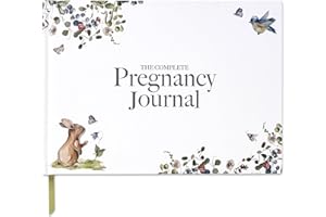 Bibi & Beau Diario de embarazo y libro de recuerdos de regalo, diario de embarazo para futuras mamás, incluye calendario, álbum de recortes, lista de verificación y organizador (bosque)