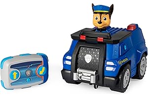 Paw Patrol - Pat Patrouille - Véhicule RC Chase - Voiture Télécommandée Chase - Figurine À Collectionner - Pat Patrouille Jouet - Voiture Enfant - Jouet Enfant 3 Ans Et +