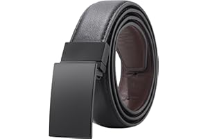 Kajeer Cinturón infantil para niños, 2 en 1 reversible Cinturón duradero de piel sintética cinturón juvenil con hebilla de metal para uniforme escolar casual