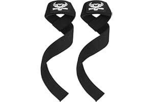 BEAST RAGE Opaski na nadgarstki do podnoszenia ciężarów, trening siłowy mięśni, trening fitness, rozciągliwy bawełniany pasek na kciuk