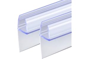 KOOBON Duschtätning 2 x 100 cm glastjocklek duschdörr vattenavvisande tätning för duschdörr eller duschkabiner