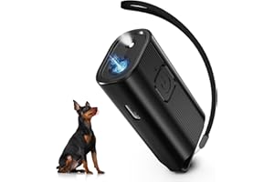 BUBBACARE Dispositivo Ultrasónico Anti Ladridos para Perros, Detener el Ladrido de Perro Tapón Anti Corteza 16.4Ft , Dispositivos de Control de Disuasión contra Ladridos Herramienta de Entrenamiento para orange