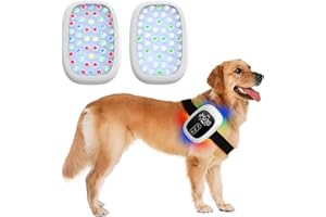 PUPCA Lampara Infrarrojos Fisioterapia para Perros el Alivio del Dolor y la Curación de Heridas, 470-970nm 48Piezas Dispositivo Láser Frío con 2 Módulos, Luz Roja Terapia para Gatos Perros y Mascotas
