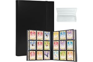 TOPCZY Album na 9 kart kolekcjonerskich Pokemon, 360 kieszeni, album kolekcjonerski, folder na karty kolekcjonerskie 9 przegródek duży, album na karty, pasuje dla kolekcjonerów kart i dzieci w urodziny