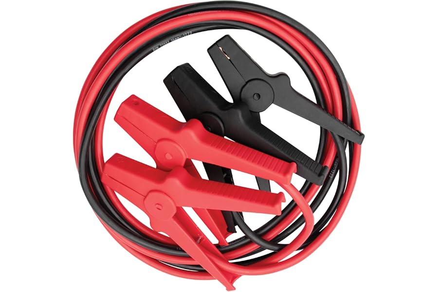 Schumacher Electric - Cables de Arranque 3m 16mm² - Baterías 6V/12V/24V - Para Coche, Furgoneta, Caravana - Pinzas Segur