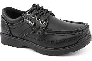 Us Brass Boy Teens Stubby 3 Black Lace up Shoes