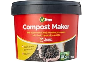 MONAL Vitax Compost Maker Soil Additive Organic Nutrient Accelerator For Rapid Breakdown Enriching Soil Health And Fertility - Suitable For Open Heaps, Bins, And Plastic Sacks - 10kg