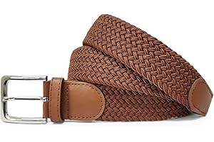 Gloop Ceinture élastique en tissu unisexe Ceinture élastique tressée Ceinture élastique pour femmes et hommes Largeur environ 3.5 cm