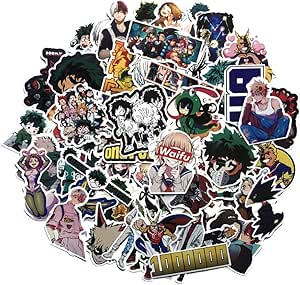 Haushele Ofd Anime Aufkleber Koffer Gitarre Telefon Aufkleber Skateboard Aufkleber Naruto Mein Held Akademie Sailor Moon Nette Katze Doodle Aufkleber 73 Stuck Hero Academy Amazon De Kuche Haushalt