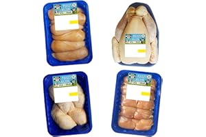 Royal Bernard - Assortiment 100% Poulet - Colis de Volaille Régionale - 4 barquettes de produits différents