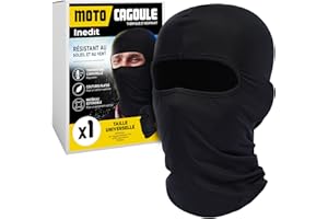 nedit Sturmhaube – Sturmmaske Schwartz – Balaclava für Outdoorsports, Skifahren, Motorrad Fahren - Warm Gesichtshaube - Einheitsgröße Herren/Damen - UV-Schutz