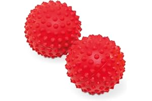 TONKEY ACTIVE LIFE - Pallina Massaggio Piede - Massaggiatore Muscolare per Testa Collo Cervicale Schiena Gambe - Piccola Palla Morbida per Ridurre Stress - Spiky Trigger Point Ball per Riabilitazione