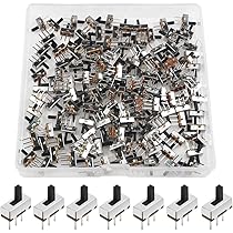 WMYCONGCONG 150 PCS 3 Pin 2 Position 1P2T SPDT Vertical Micro