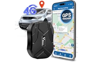 ZEERKEER 4G Localizador GPS para Coche, 5000mAh GPS Tracker Imán Magnético Alarma Geofence Antirrobo Rastreado GPS con Aplicación Web Gratuita Dispositivo TK905