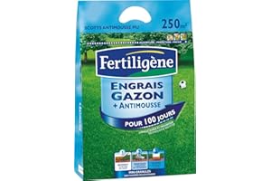 FERTILIGÈNE ENGRAIS GAZON ANTIMOUSSE LD 10K MOU250