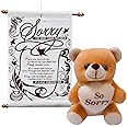 Saugat Traders Sorry Gift - Sorry Scroll Card & Soft Teddy - Gift For Girlfriend-Wife-Fiancee-Girls-Sorry Gift