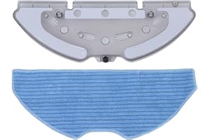 Eawfgtuw Supporto per mocio e panni in microfibra compatibili con robot aspirapolvere X-Plorer Serie 75 S+, attacco in plastica resistente per una vestibilità sicura, facile installazione, o (A)