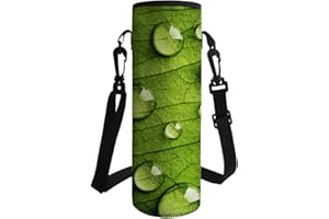 HUGS IDEA Porte-Bouteille Isotherme en néoprène avec bandoulière