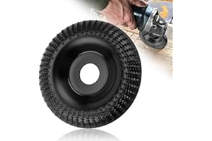 MDLSDE Angle Grinder Wood Carving Disc, Wood Sanding Flap Disc for 115mm Angle Grinder with 22.23mm Arbor Woodworking Tools Attachments Polishing Finishing Timber Shaping Cutting Wheel Grinding Sculpting