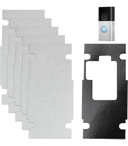 Ring Deurbel Protector | Waterdichte Deurbel Cover | Stalen Winddicht Deurbel Cover, Winddicht Deurbel Shield, Regendichte Deurbel Cover, Deurbel Cover Deurbel Weerblokkering Cover voor Visuele