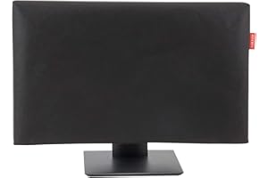 ROTRi Housse de Protection antipoussière ajustée pour l'écran Dell 24 UltraSharp U2412M - Noir. Made in Germany