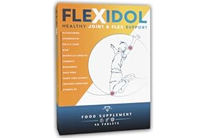 BALANCE FEEL YOUR SELF FLEXIDOL® | Glucosamina Condroitina | Integratore per dolori articolari e muscolari con MSM, Artiglio del Diavolo, Boswellia Serrata, Curcuma, Aloe, Manganese, Vitamina D3 | 48 cpr