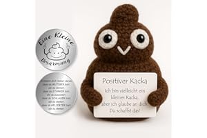 Tixlux Positiver Kartoffel, kreative Strickwolle-Puppe und kleiner Pocket-Hug-Glücksbringer für Prüfungen