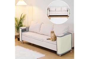 Uross Natural Sisal Cat Couch Protector Cat Scratch Furniture Protector- Couch Protector from Cat Claws, Anti Couch Corner Sofa Protectors Furniture Scratch Guards for Cats -Left&Right