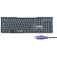 ProDot Choice PS2 Wired Keyboard With Plug & Play Technology, 104 Keys, 10M Life, 1.2m Cable, Rupee Key, Spill Resistant Design, Compatible With Windows, iOS, Linux, 1 Year Warranty