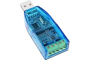 YACSEJAO Adaptador USB a RS485 RS232 convertidor USB 2.0 a RS-485 RS-232 puerto serie con chip CH340 para Windows 11 10 8 7 XP Mac OS