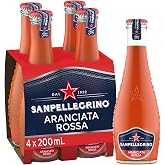 San Pellegrino Kan Portakal Aromalı Gazlı İ&ccedil;ecek Cam Şişe 4x200 ml