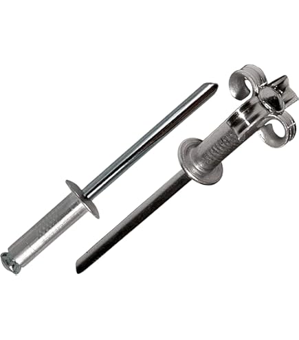 DOJA Industrial | Aluminium klinknagels 4,8 x 18 mm | PACK 100 | Klinknagel om allerlei metalen materialen te verbinden | Voor pneumatische of handmatige klinkhamer