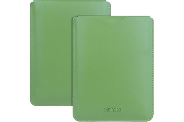HoYiXi Housse Universelle pour 6,8 Pouces Kobo/Voyaga/Pocketbook/Sony/Tolino E-Book Reader Compatible 7" Kindle Paperwhite 2024/6.8" Paperwhite/Signature Edition 2021 Sleeve Case Étui - Vert
