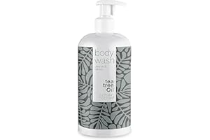 TEA TREE OIL AUSTRALIAN BODYCARE Body Wash de Australian Bodycare, 500 ml | Gel de ducha con aceite de árbol del té| Para el uidado diario de manchas, granos, pie de atleta, hongos, acné, olores corporales