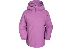 NORDOIS Softshelljacke Kinder Winddicht und Wasserdicht Jungen Regenjacke Outdoor mit Kapuze Atmungsaktiv zum Wandern