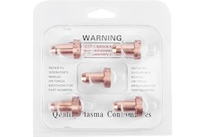 Puntas De Boquilla Alupre 5 Piezas De Boquillas De Corte De Plasma Consumibles Boquilla Electrodo Consumibles 120a 9-8253 Para Corte Sl60-100